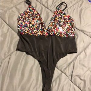 Sequins Bodysuit